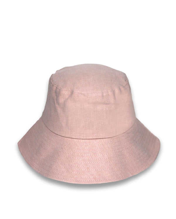 Rigon Headwear Sadie Linen Bucket Cancer Council Blue