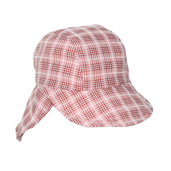 Rigon Headwear Sandy Legionnaires Cancer Council Pink Check