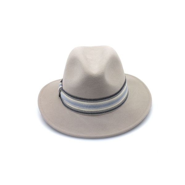 Rigon Headwear Selwyn Wool Felt Fedora BD Winter Grey