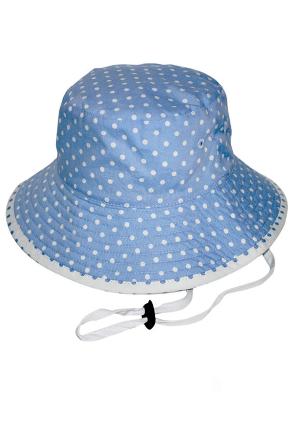 Rigon Headwear Shannon Bucket Summer Living Lilac Polka Dot