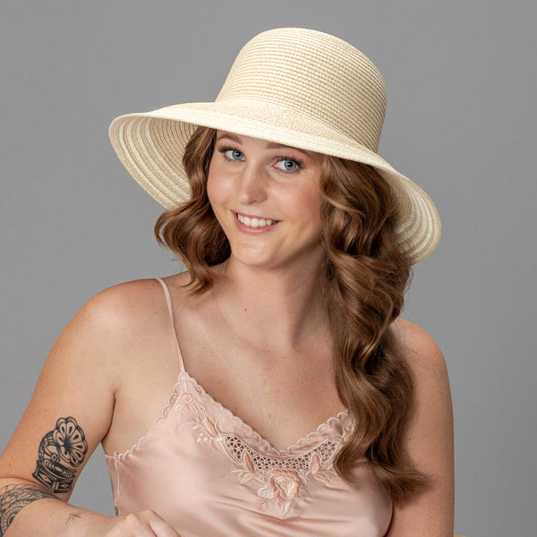 rigon headwear Skylar Bucket Summer Living Natural/White