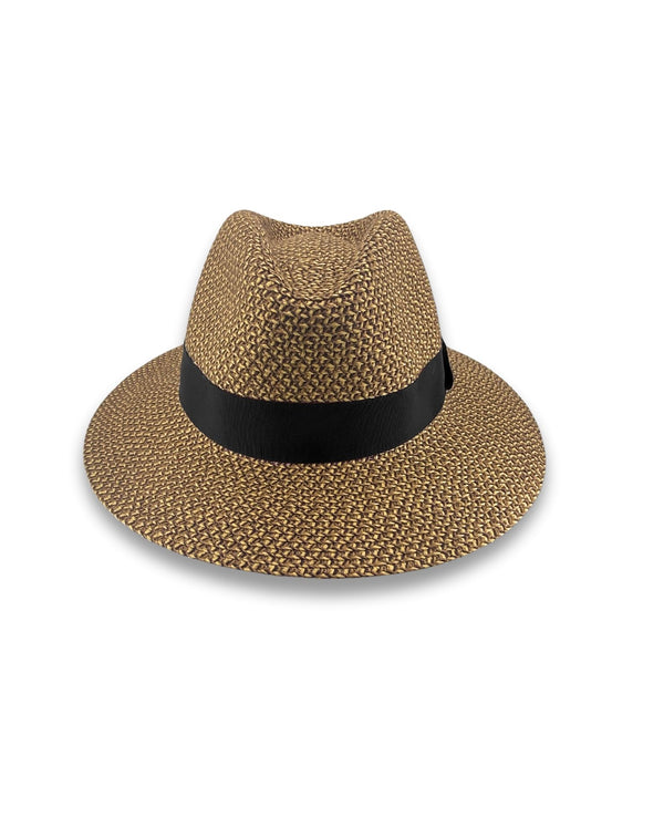 Rigon Headwear Zachary Fedora Summer Living Chocolate