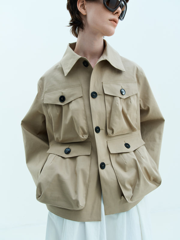 Rika Studios MACKINTOSH RIKA STUDIOS FRANK JACKET / FAWN