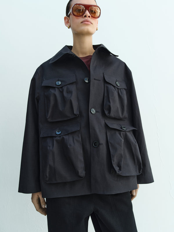 Rika Studios MACKINTOSH X RIKA STUDIOS FRANK JACKET / BLACK