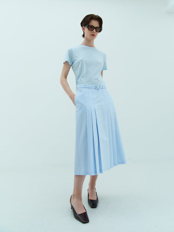 rika studios ALEXANDRA SKIRT / COOL BLUE