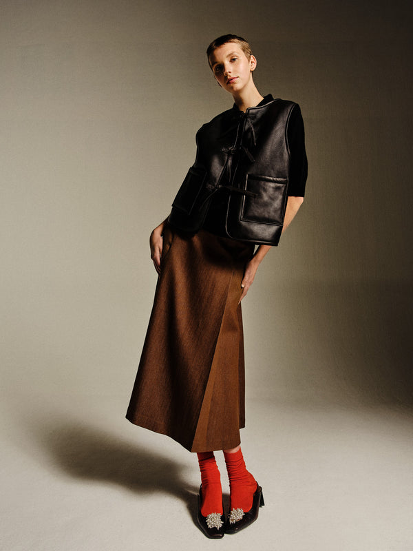 Rika Studios ALLEN VEST / BLACK-BLACK