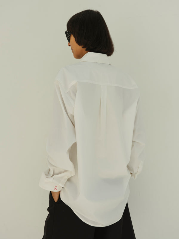 Rika Studios BLAZE SHIRT / WHITE