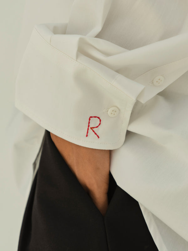 Rika Studios BLAZE SHIRT / WHITE