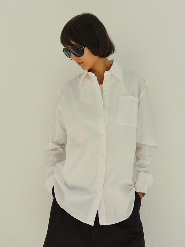 Rika Studios BLAZE SHIRT / WHITE