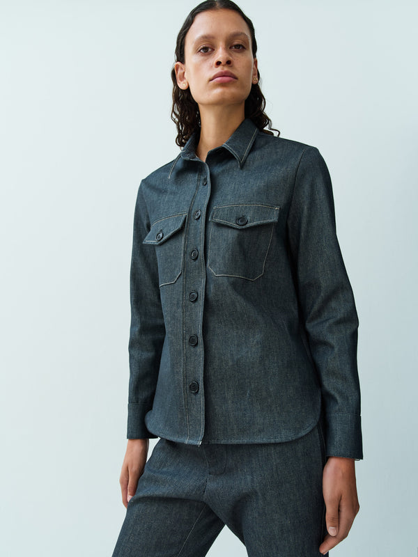 Rika Studios BOB SHIRT / INDIGO