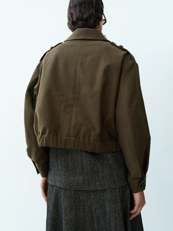 Rika Studios BOMBER JACKET / KHAKI GREEN