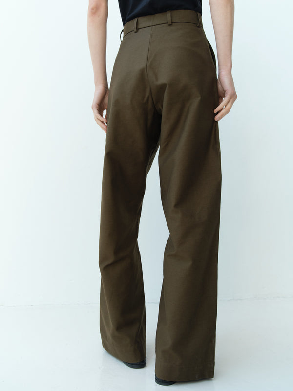 Rika Studios BOWIE PANTS / KHAKI GREEN
