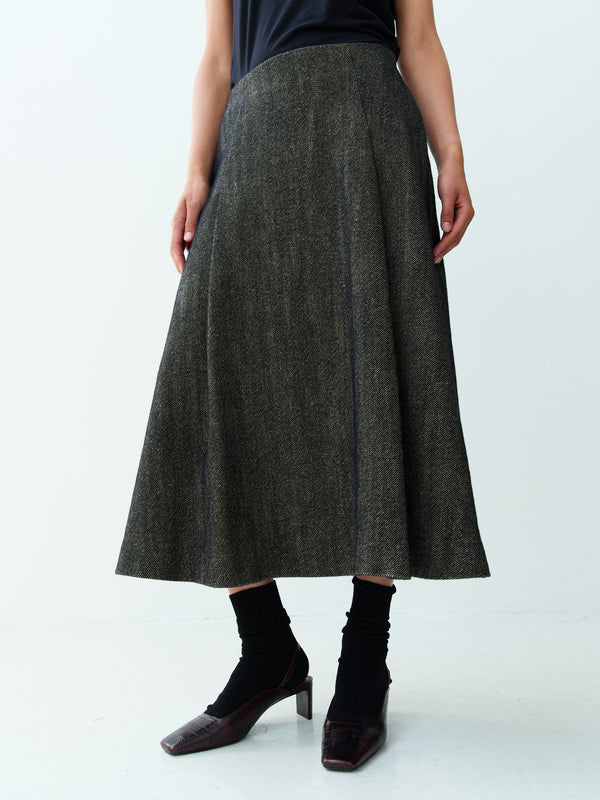 Rika Studios CHLOE SKIRT / BLACK TEA