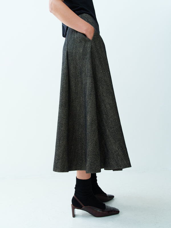 Rika Studios CHLOE SKIRT / BLACK TEA