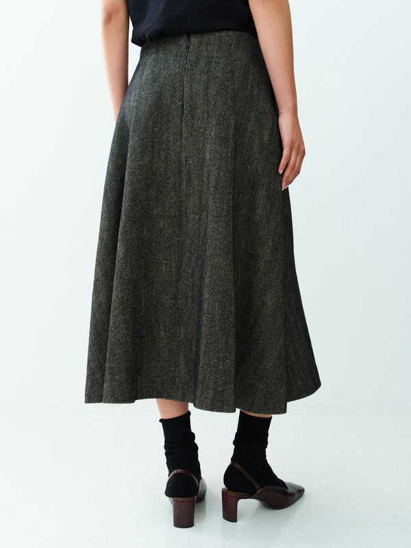 Rika Studios CHLOE SKIRT / BLACK TEA