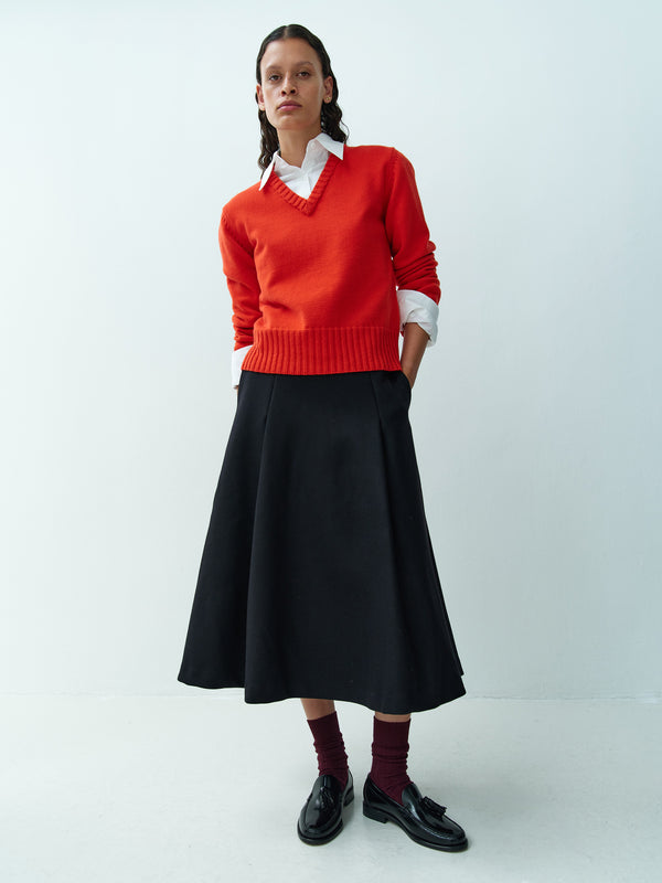 rika studios CHLOE SKIRT / BLACK