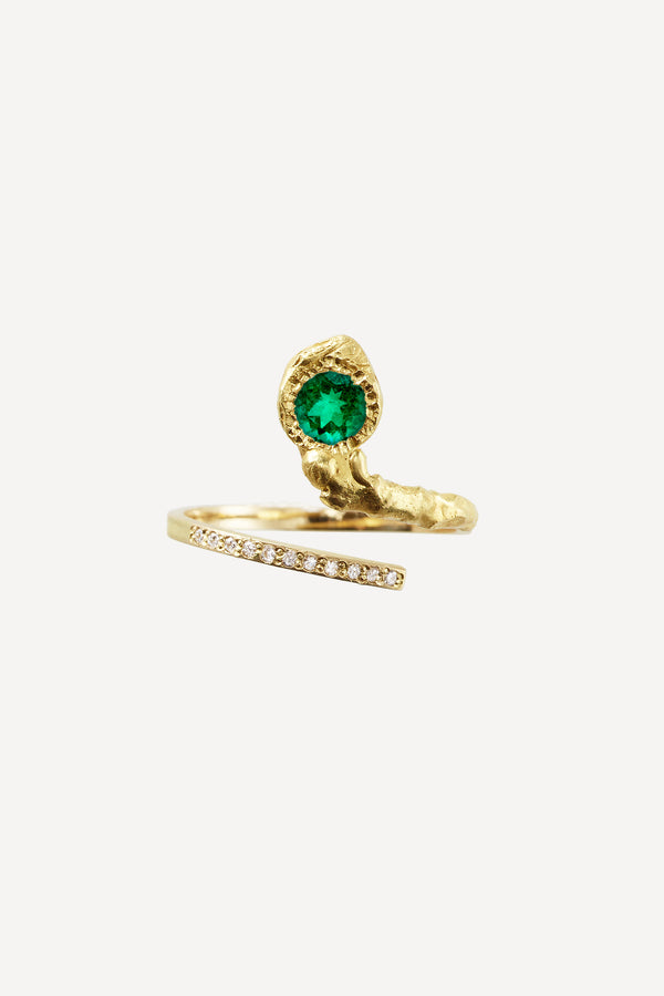 rika studios ELHANATI EVA RING #0 35 CT EMERALD