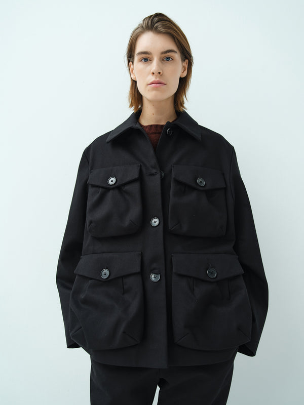 Rika Studios FRANK JACKET / BLACK TWILL