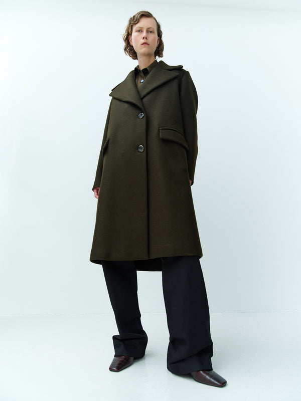 rika studios GEORGE COAT / WALNUT