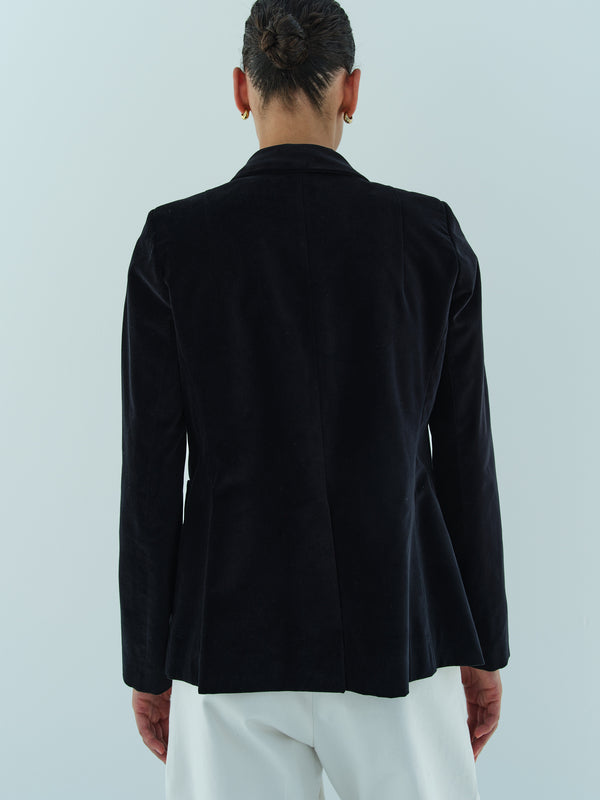 Rika Studios JERRY JACKET / BLACK VLVT