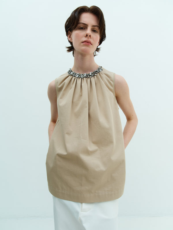 rika studios JOHN TOP / KHAKI