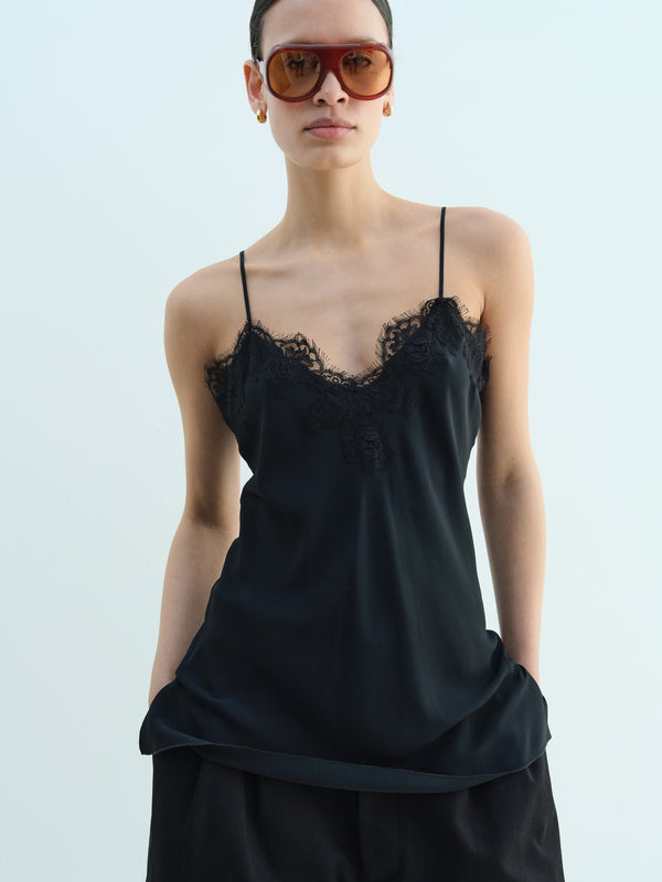 Rika Studios LACE CAMISOLE / BLACK