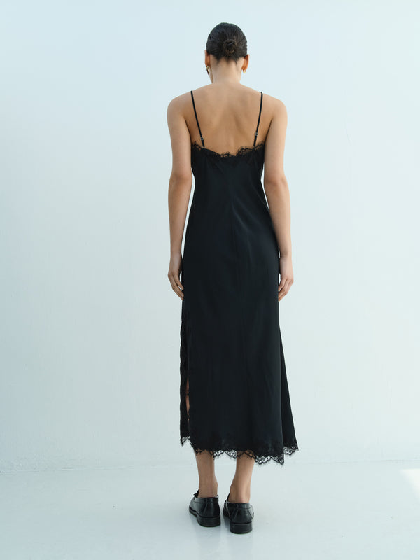 Rika Studios LACE CLEOPATRA DRESS / BLACK