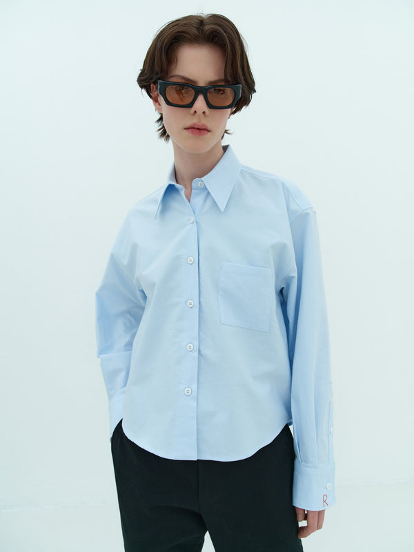 Rika Studios LOU LOU SHIRT / COOL BLUE