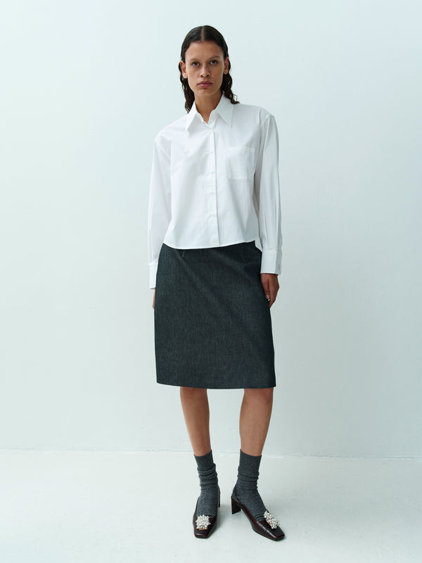 rika studios LOU LOU SHIRT / WHITE