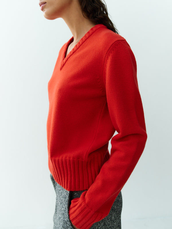 Rika Studios LOUISA JUMPER / TRAFFIC RED