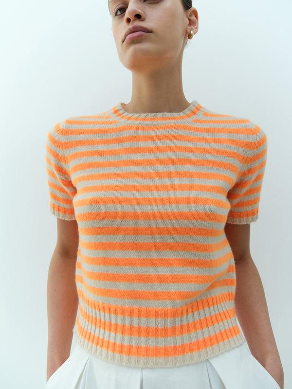 Rika Studios LUIS JUMPER / NATURAL-ORANGE STRIPE