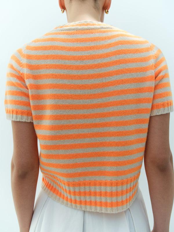 Rika Studios LUIS JUMPER / NATURAL-ORANGE STRIPE