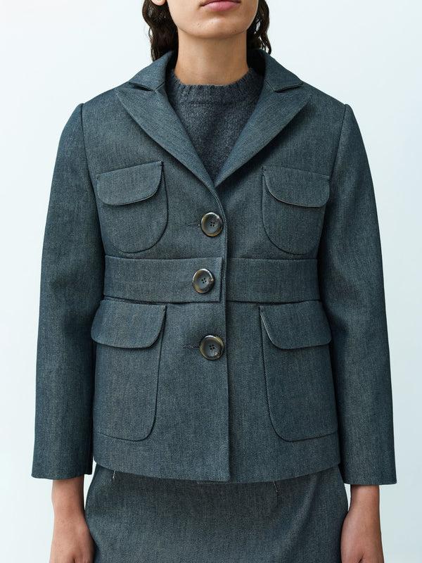 Rika Studios MARK JACKET / INDIGO