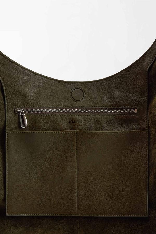 Rika Studios MARKET TOTE SUEDE / KELP