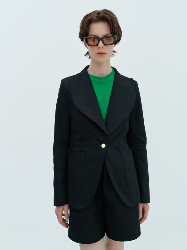 Rika Studios ONASSA SHORTS / BLACK COATED