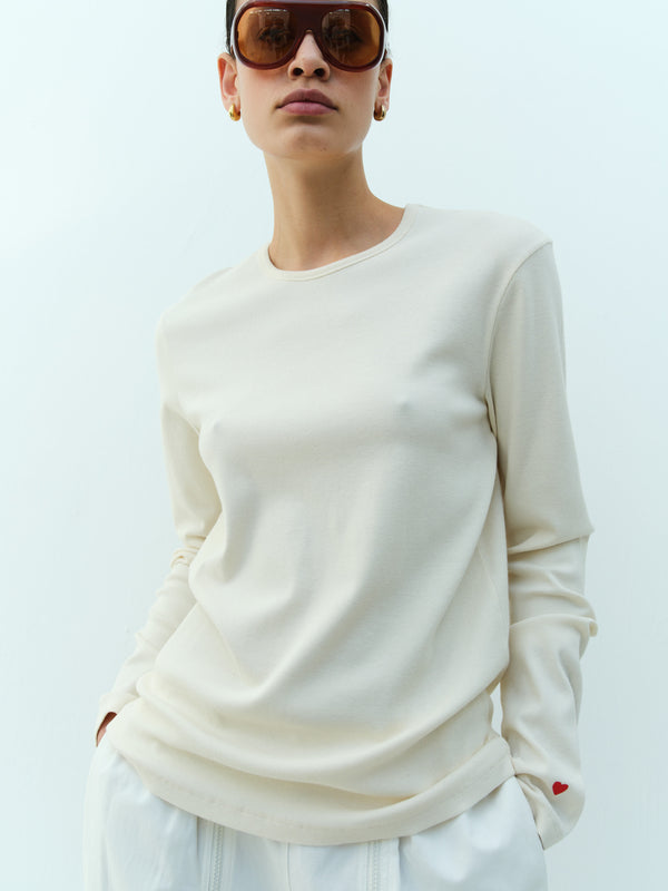 rika studios PICASSO TEE / ECRU