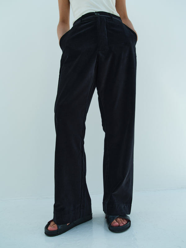 Rika Studios ROWAN PANTS / BLACK VLVT