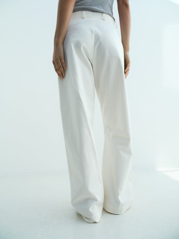 Rika Studios ROWAN PANTS / WHITE