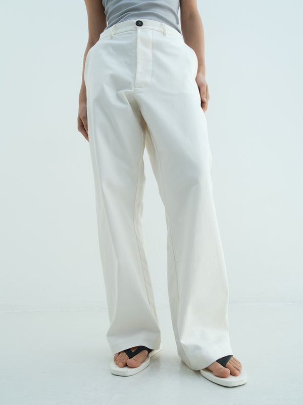 Rika Studios ROWAN PANTS / WHITE