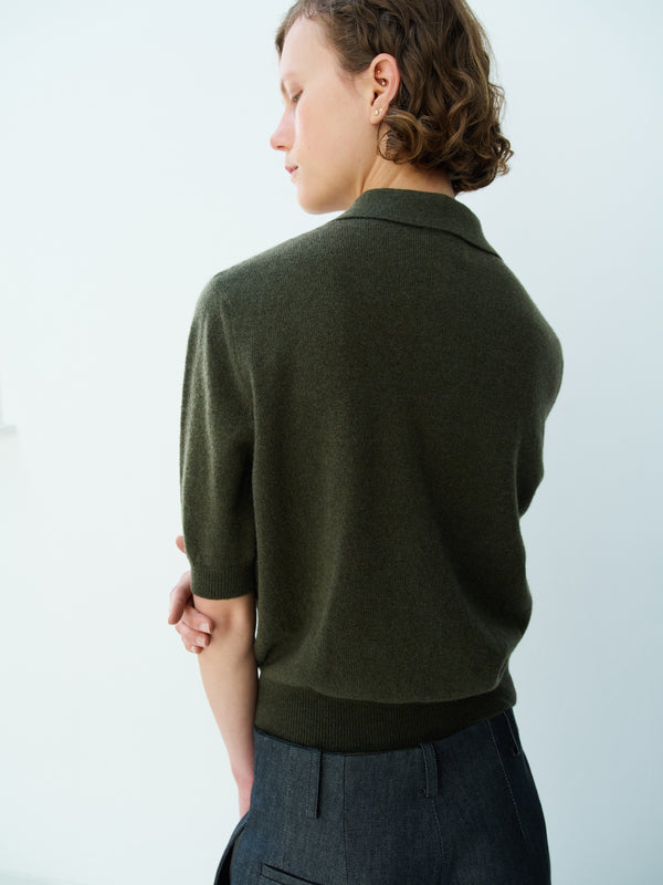 Rika Studios SPRING POLO / GREEN THEE