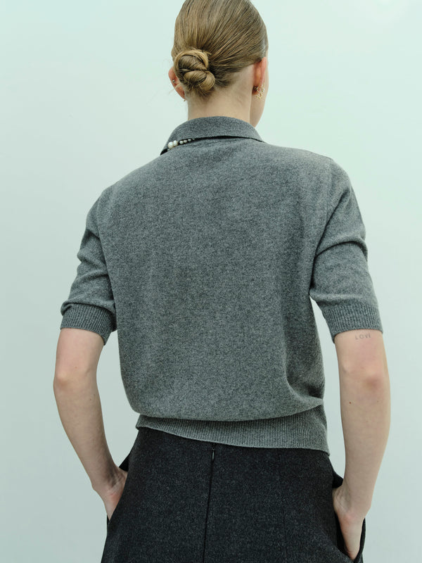 Rika Studios SPRING POLO / GREYISH