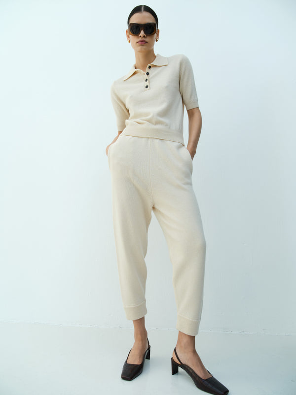 Rika Studios SPRING POLO / NATURAL