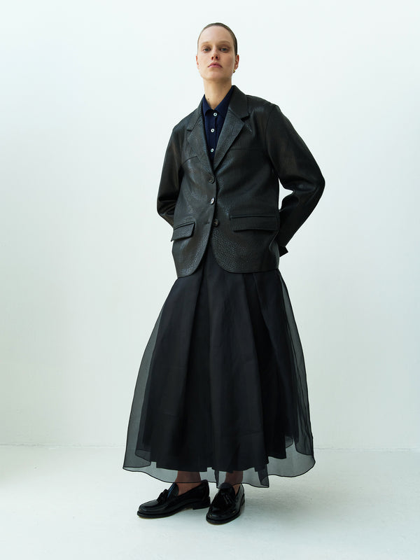 Rika Studios STEVE LEATHER JACKET / BLACK