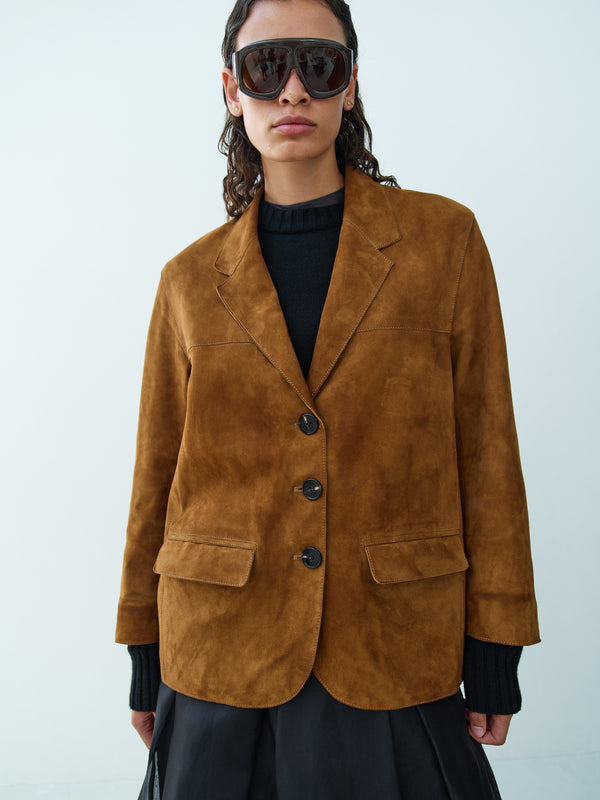 Rika Studios STEVE LEATHER JACKET / GOLD