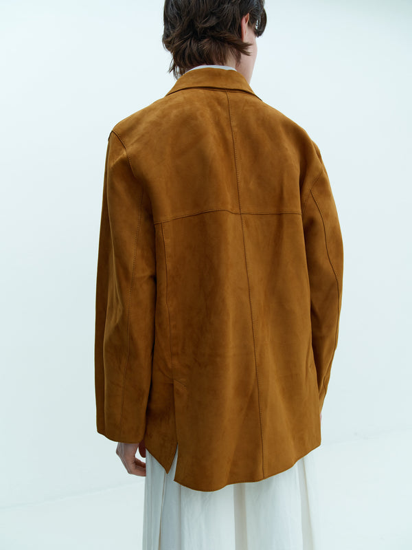 Rika Studios STEVE LEATHER JACKET / TOBACCO