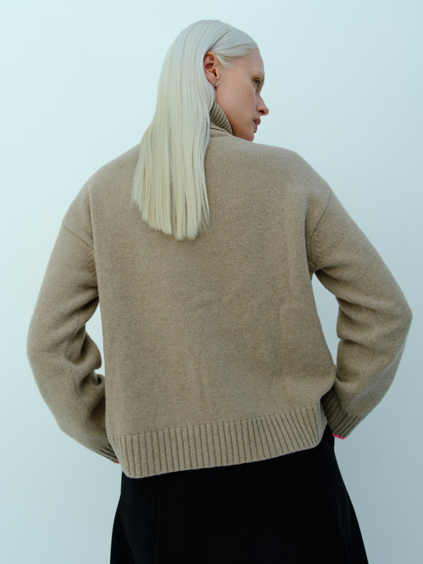 Rika Studios THE HAMPTON ROLL NECK / OAT