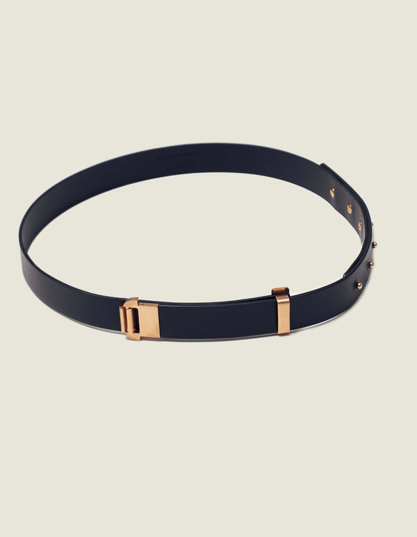 Rika Studios VOLTAIRE BELT / BLACK-GOLD