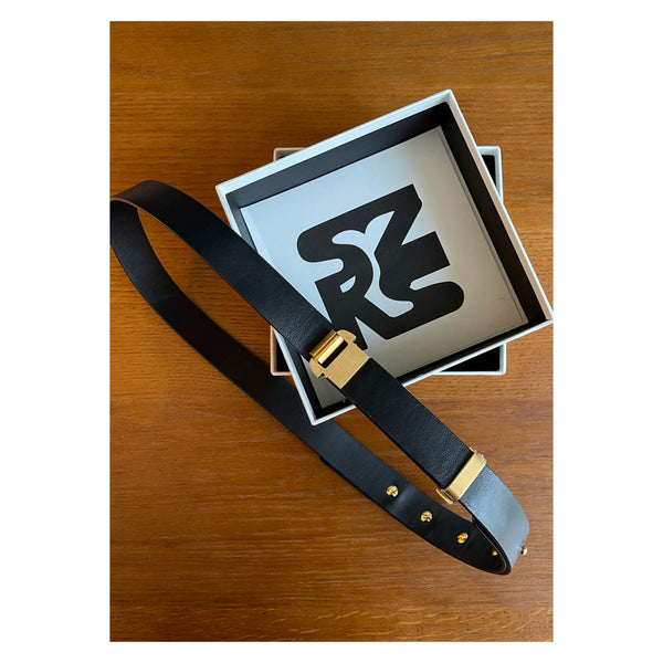 Rika Studios VOLTAIRE BELT / BLACK-GOLD