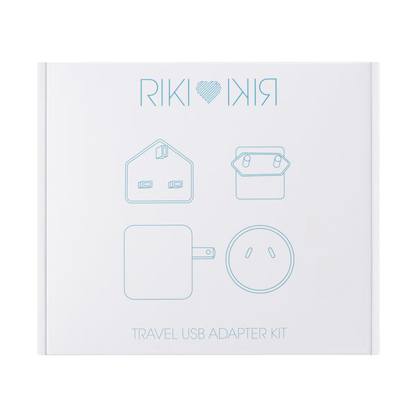 Riki Loves Riki RIKI Travel USB Adapter Kit