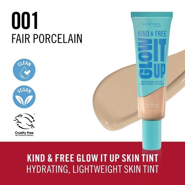 Rimmel London Kind & Free GLOW IT UP Moisturising Skin Tint
